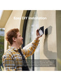 eufy S120 solar wall light security camera black - British product