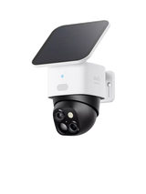 John Lewis eufy SoloCam S340 3K Dual Lens Smart Outdoor Security Camera with 360° Coverage and Solar Panel, White- Buy online at McGrocer