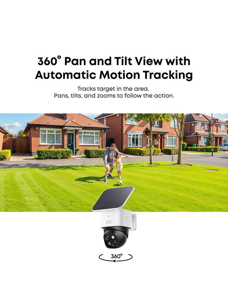 eufy SoloCam S340 3K dual lens outdoor security camera - British product