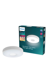 John Lewis Philips SceneSwitch Coiner LED 24W Ceiling Light, White- Buy online at McGrocer