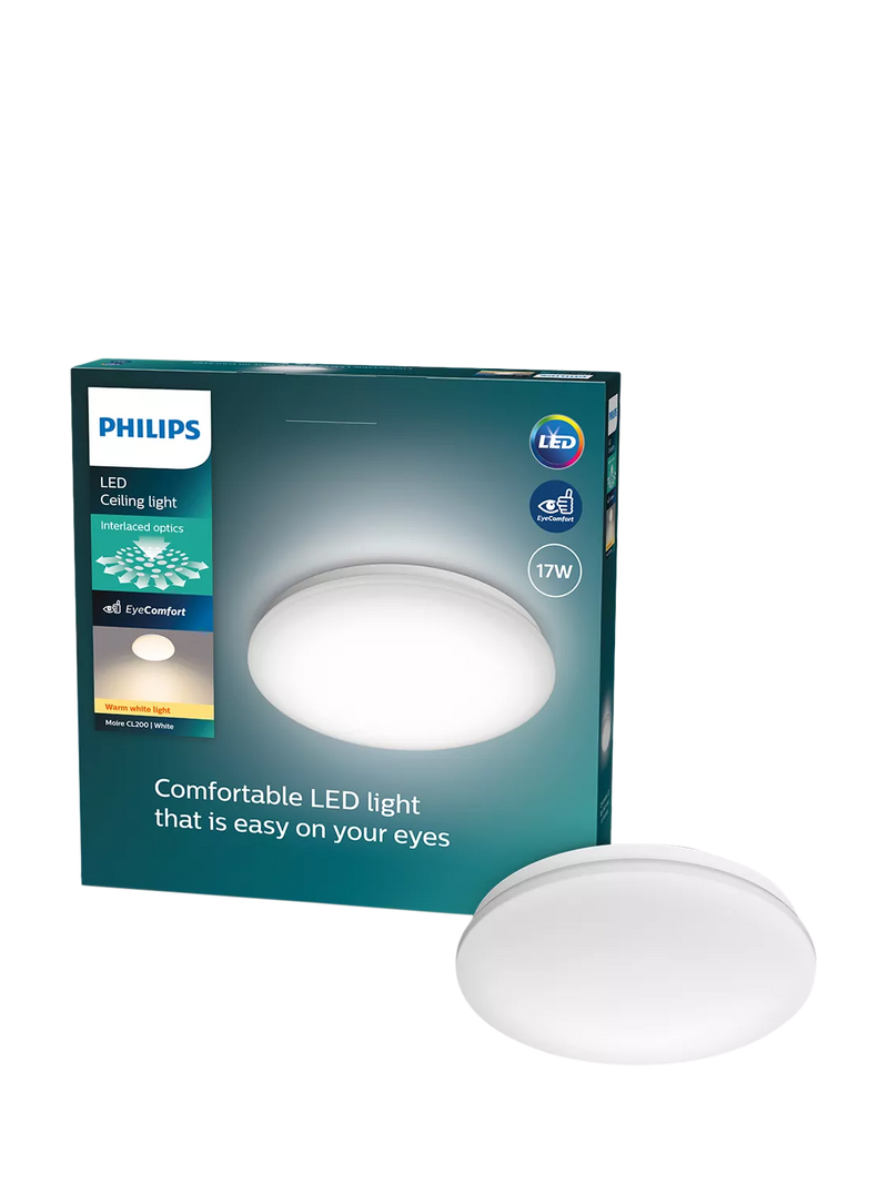 Philips Moire CL200 LED ceiling light 17W (British brand)