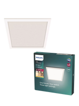 John Lewis Philips SceneSwitch Touch CL560 12W LED Square Ceiling Light, White- Buy online at McGrocer