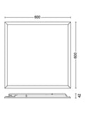 Philips SceneSwitch LED ceiling light 36W square white - British product