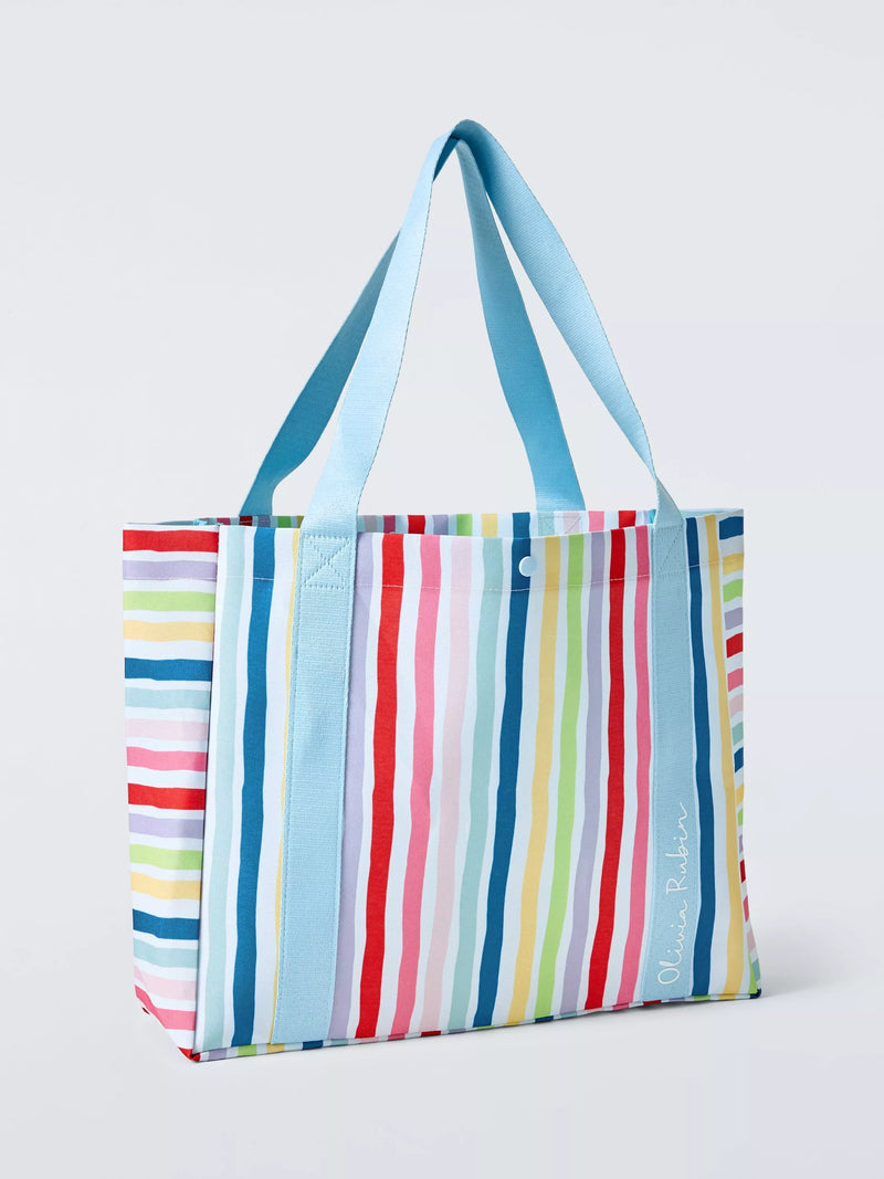 Olivia Rubin striped tote bag in multi, UK version