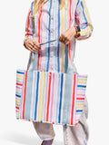 Olivia Rubin striped tote bag in multi, UK version