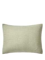 John Lewis West Elm Reflections Cotton Matelasse Standard Pillowcase- Buy online at McGrocer