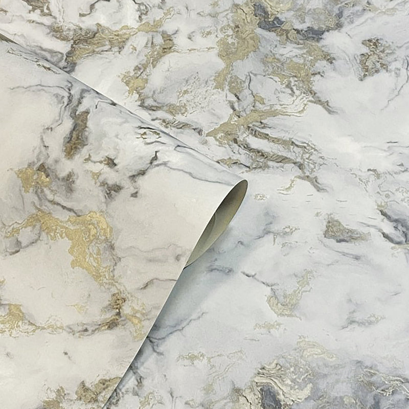 Arthouse Bahia Marble Mono Gold wallpaper 53cm x 1005m roll - British product