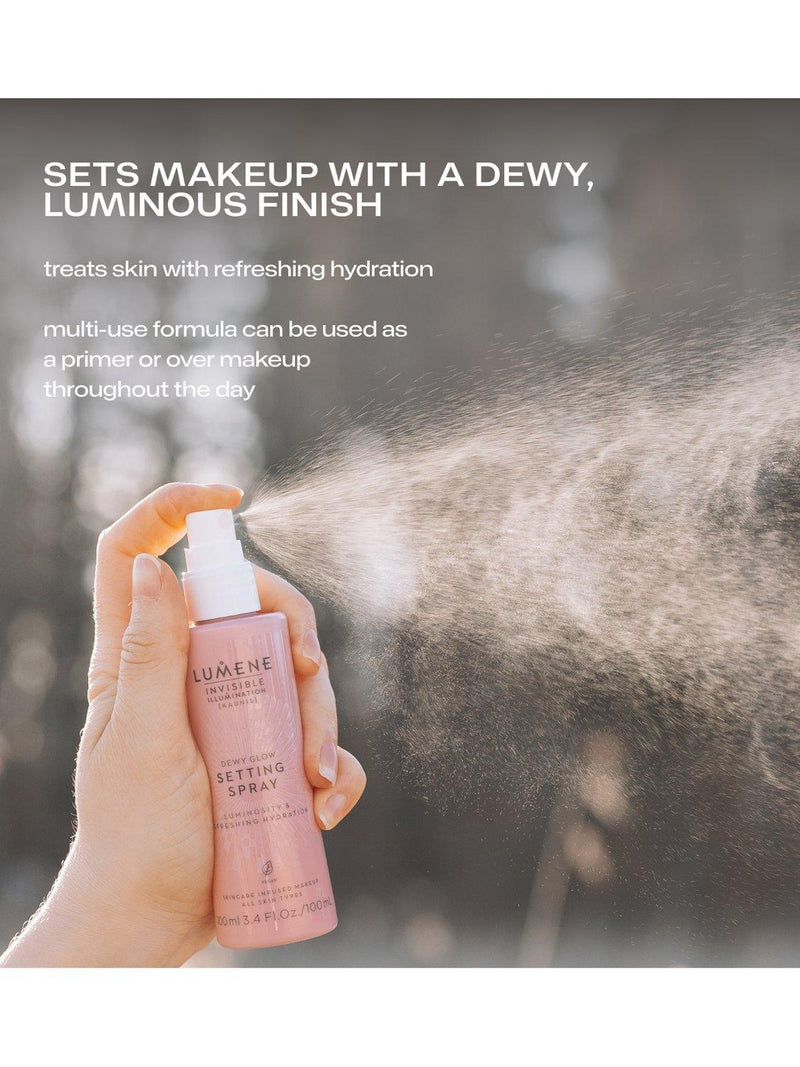 Lumene dewy glow setting spray 100ml - British product