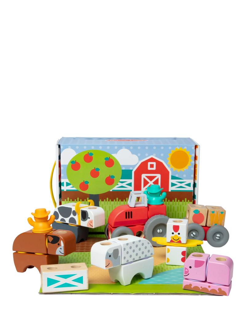 Melissa & Doug Blockables Farm Play Set building blocks (British brand)