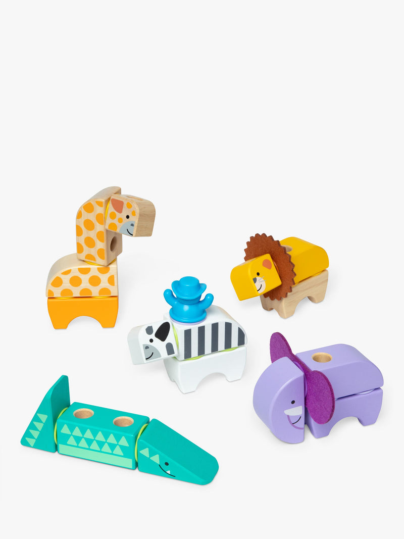 Melissa & Doug Blockables Safari Play Set building blocks (British brand)