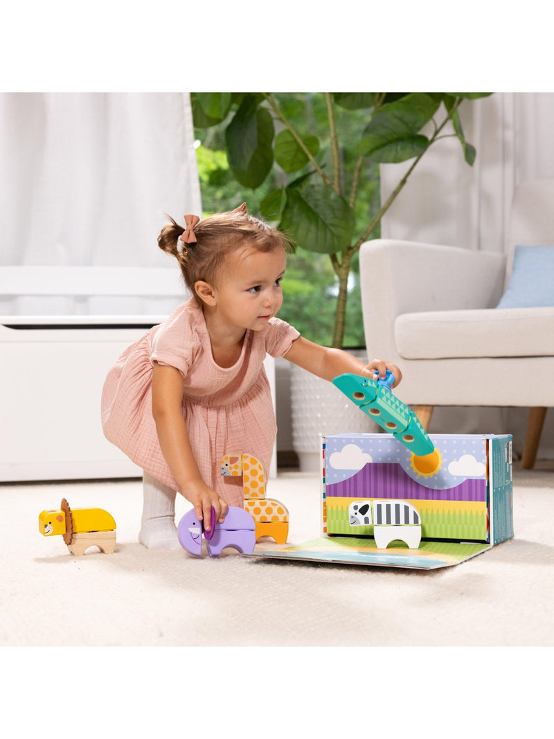 Melissa & Doug Blockables Safari Play Set building blocks (British brand)