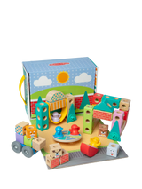 John Lewis Melissa & Doug Blockables Town Play Set 73 Piece Wooden Building Blocks- Buy online at McGrocer