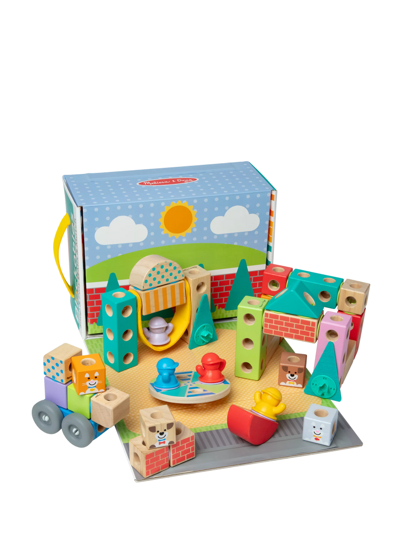 Melissa & Doug building blocks Town Play Set 73-piece - British product