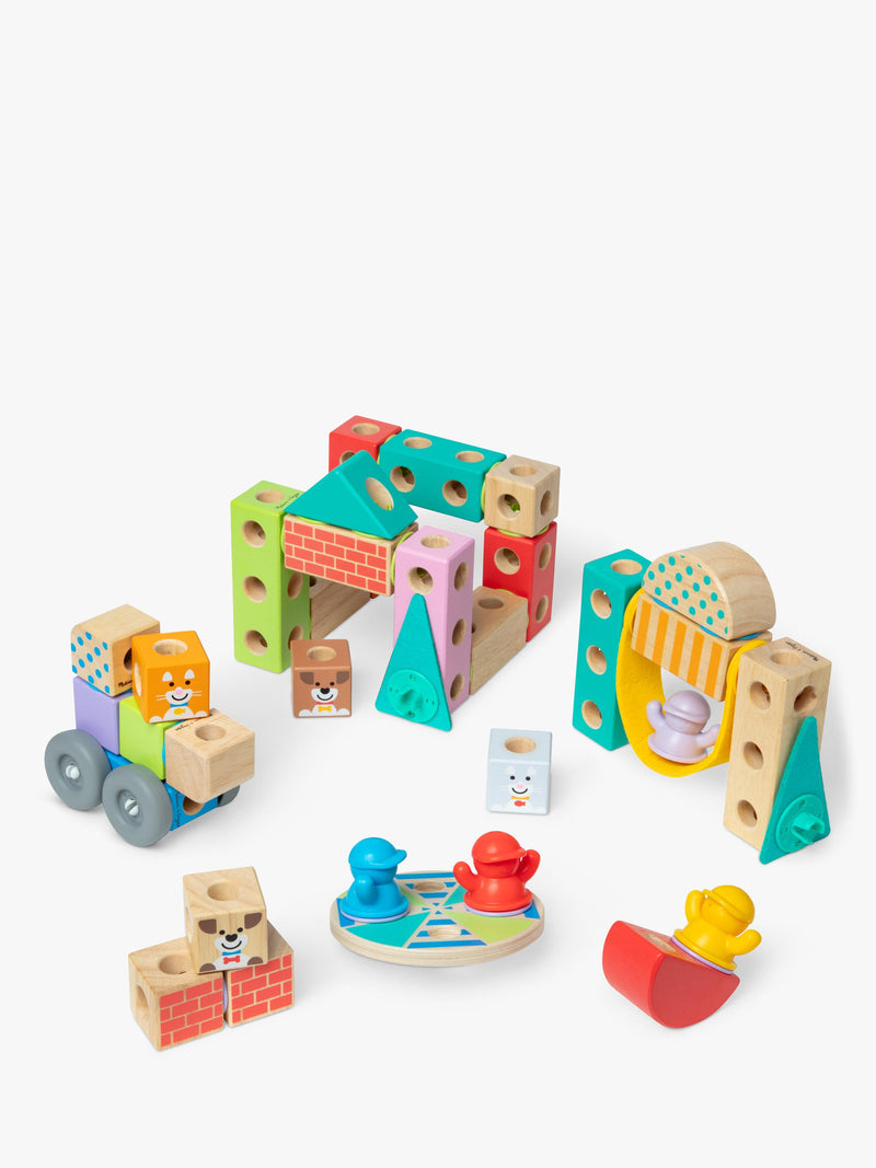 Melissa & Doug building blocks Town Play Set 73-piece - British product