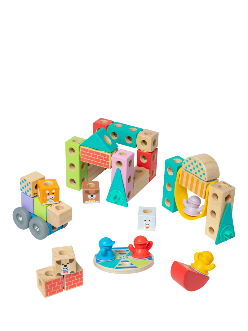 Melissa & Doug building blocks Town Play Set 73-piece - British product