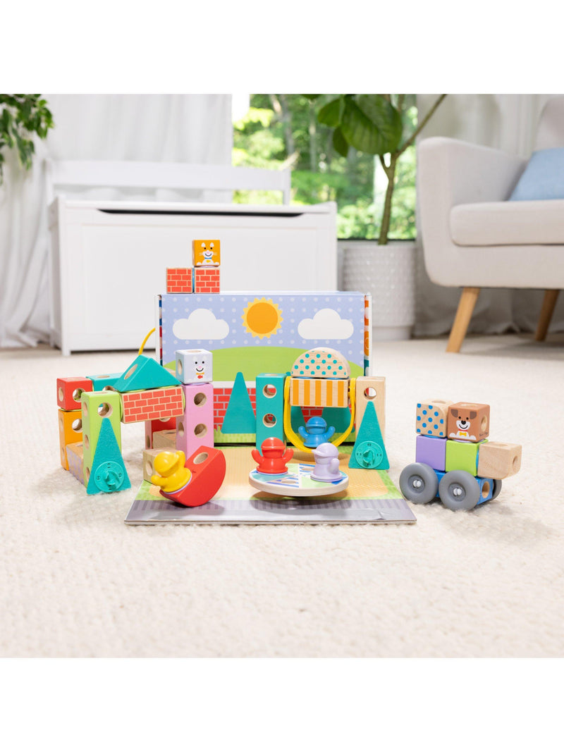 Melissa & Doug building blocks Town Play Set 73-piece - British product