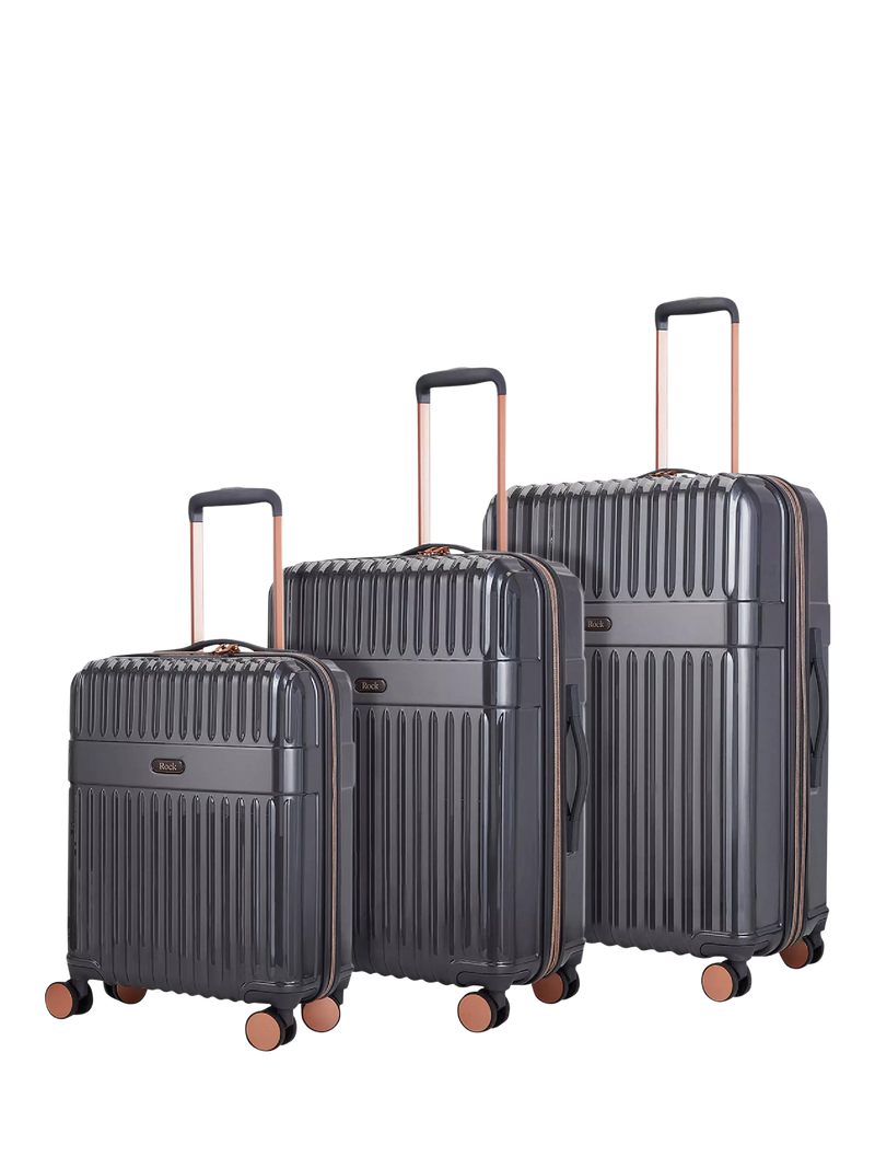 Rock Selene 8-Wheel Hard Shell Suitcase, Set of 3