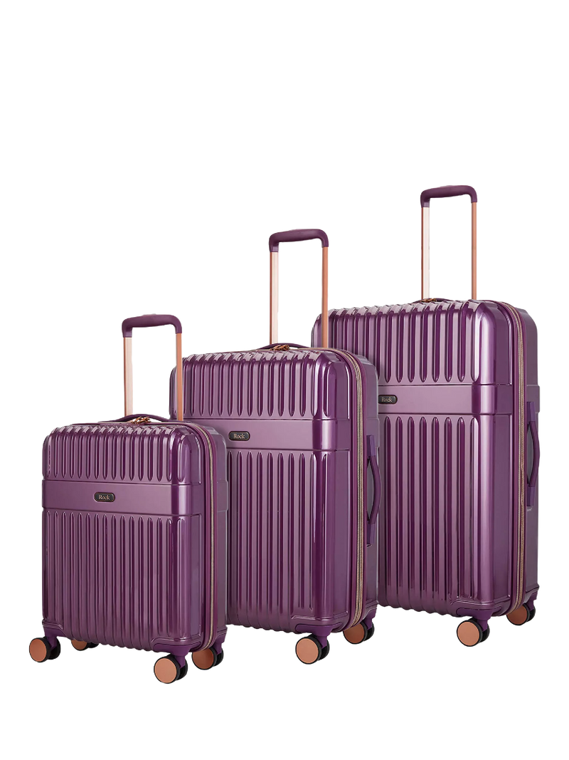 Rock Selene 8-Wheel Hard Shell Suitcase, Set of 3