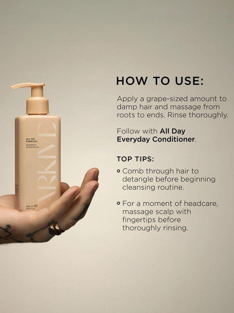 ARKIVE All Day Everyday Shampoo - British product