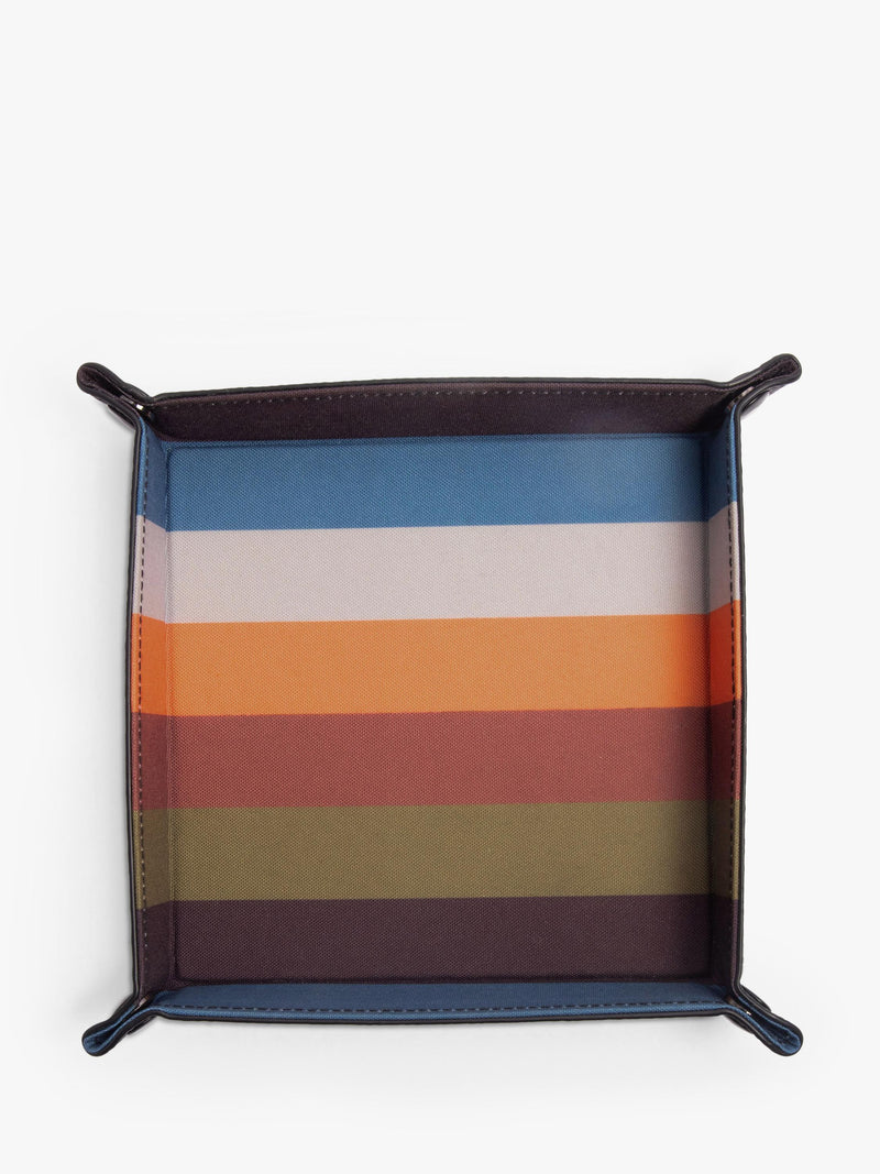 Gardner stripe catch all tray multi medium - British product