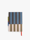 Gardner Stripe Notebook with Pen, 200 pages, imported from the UK