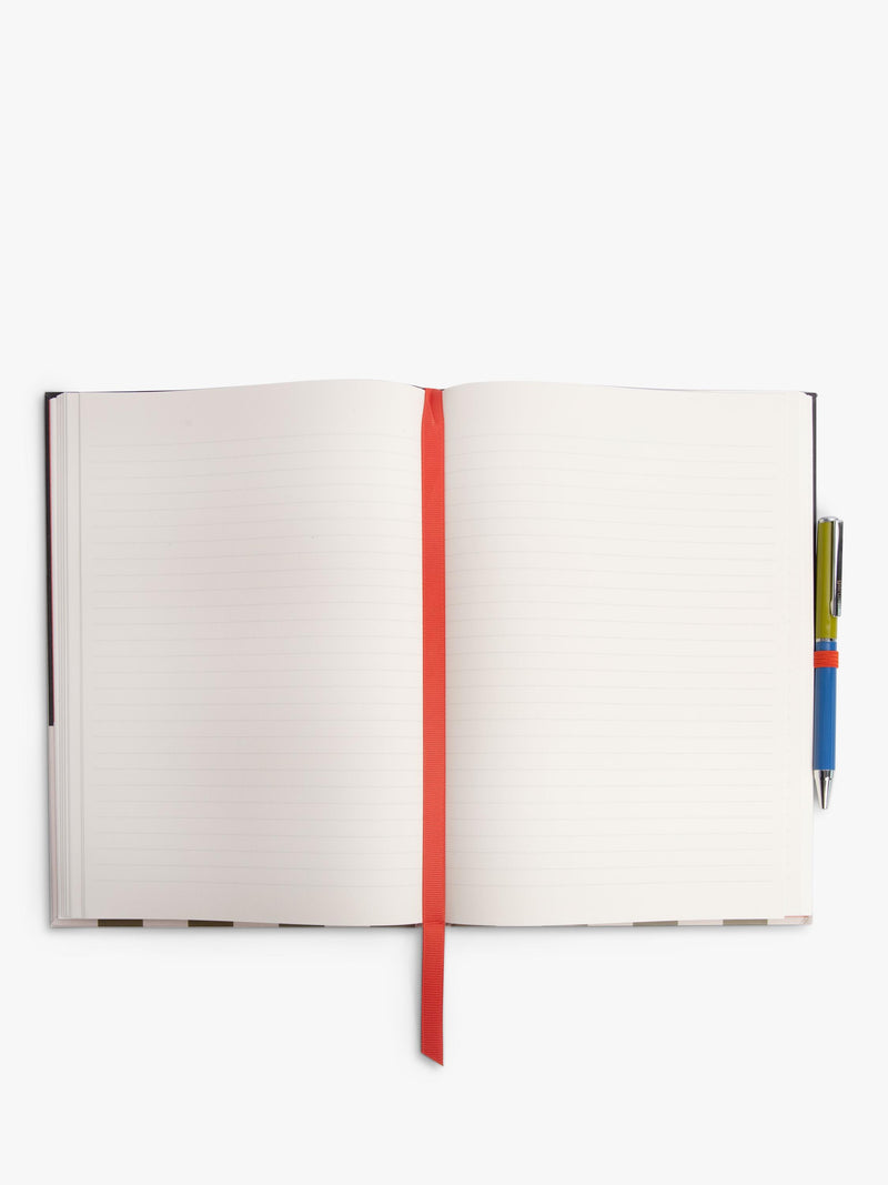 Gardner Stripe Notebook with Pen, 200 pages, imported from the UK