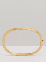 John Lewis Reiss Claudia Contour Hinged Cuff Bracelet, Gold- Buy online at McGrocer