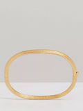 Reiss Claudia Contour hinged cuff bracelet gold tone - British product
