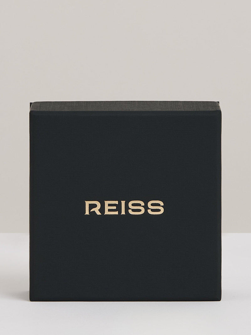 Reiss Claudia Contour hinged cuff bracelet gold tone - British product