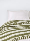 John Lewis x Sanderson Pinetum Quilted Frilled Bedspread 200 x 220cm