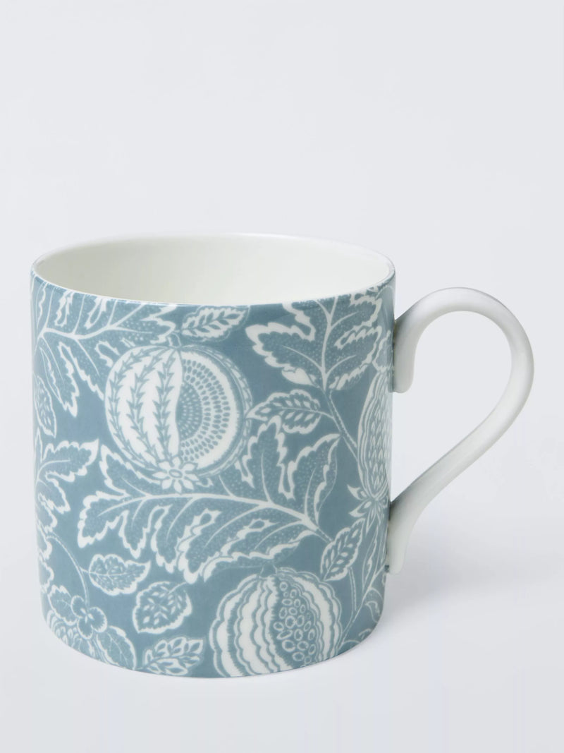 John Lewis x Sanderson Cantaloupe dove blue mug 360ml (British brand)