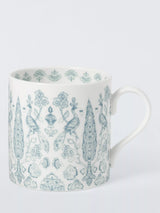 John Lewis John Lewis x Sanderson Tamizart Bone China Mug, Menai Blue, 360ml- Buy online at McGrocer