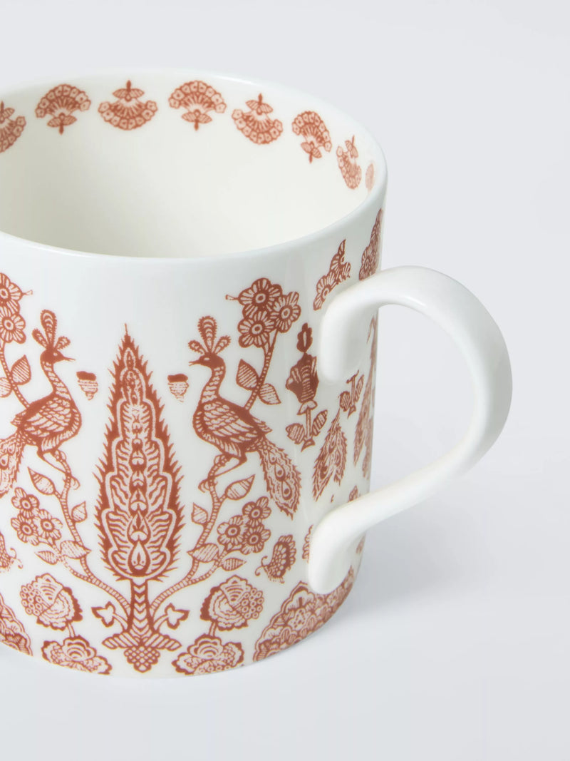 John Lewis x Sanderson Tamizart bone china mug Sienna 360ml, UK version