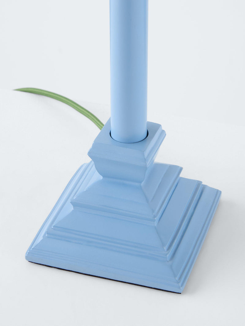 John Lewis x Sanderson blue scallop table lamp, UK version