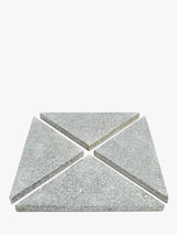 John Lewis John Lewis Granite Slabs Parasol Base Weight 60kg Pack of 4 Grey- Buy online at McGrocer