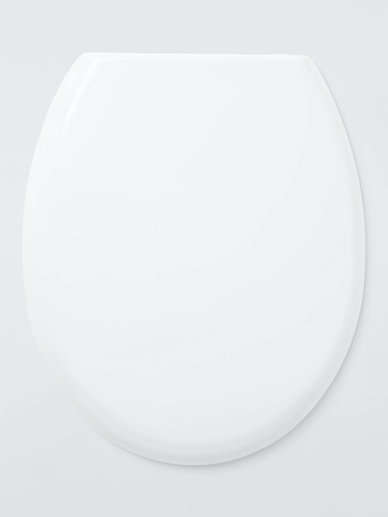 John Lewis thermoset wrapover toilet seat white, imported from the UK