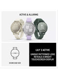 Garmin Lily 2 Active smartwatch Silver and Jasmine Purple, UK version