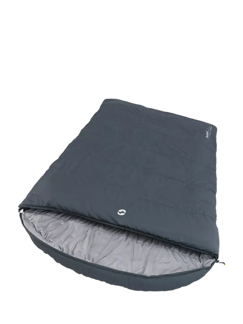 Outwell Campion Lux double sleeping bag in green - British product