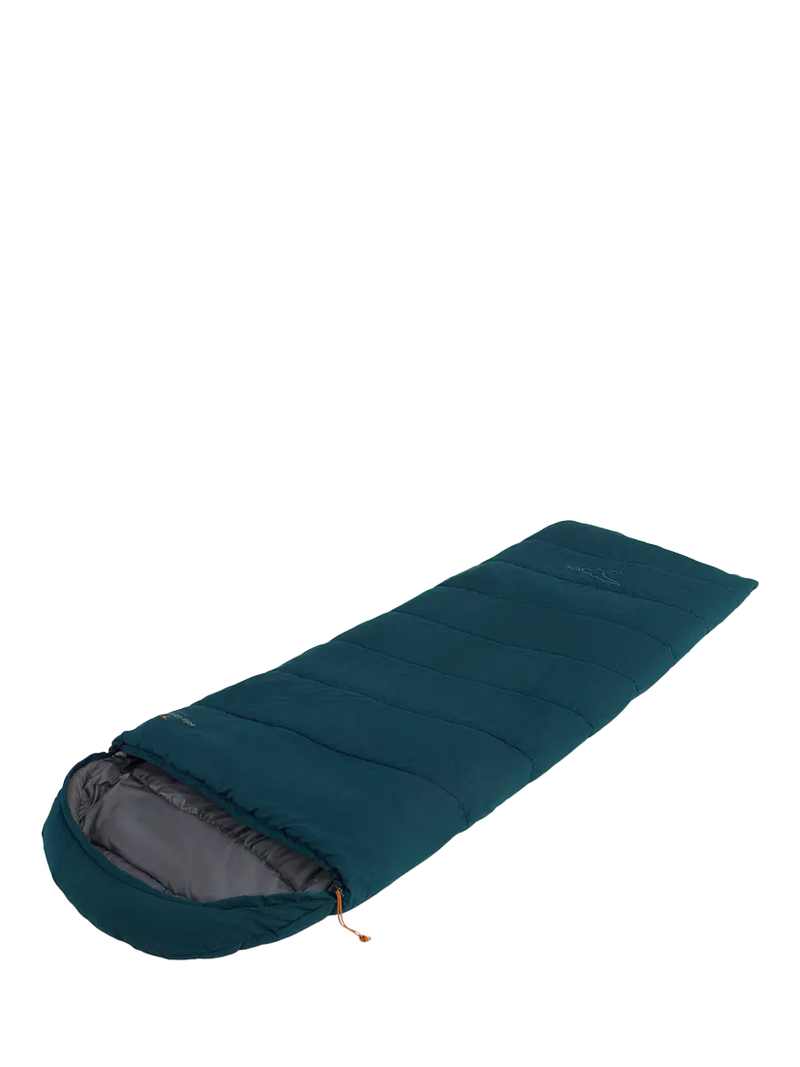 Easy Camp Raven sleeping bag 2-3 season petrol blue (British brand)