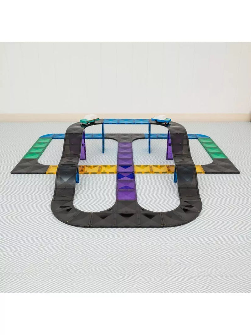 Connetix construction set roads ramps intersections 16 piece, imported from the UK