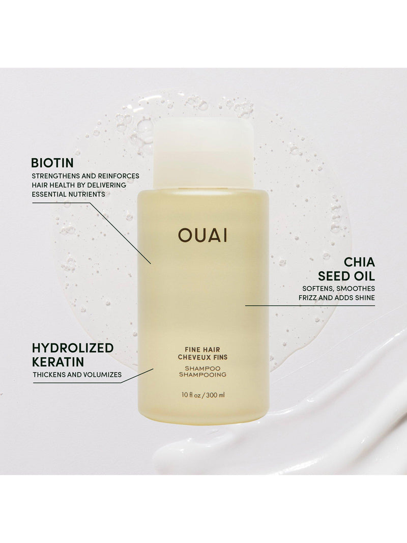 OUAI fine shampoo travel size 89ml, imported from the UK