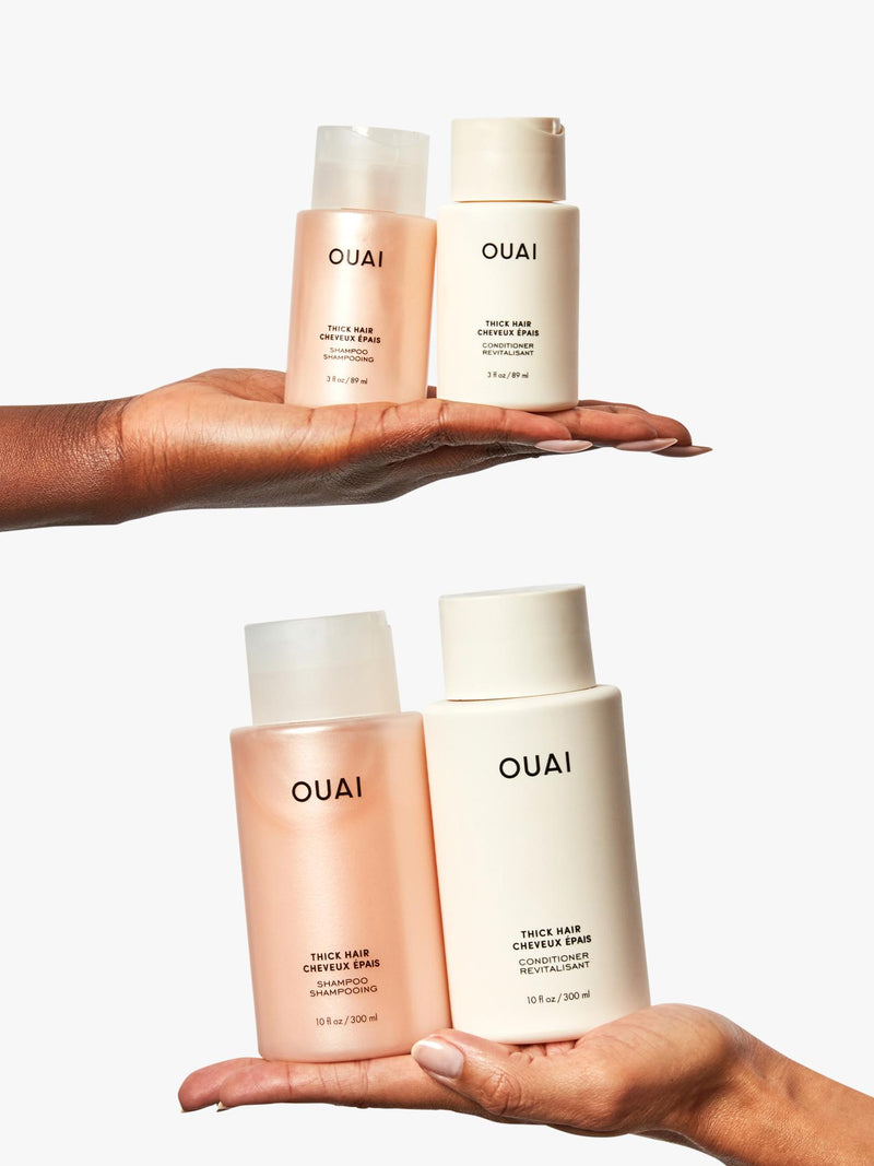OUAI thick hair shampoo travel size 89ml, imported from the UK