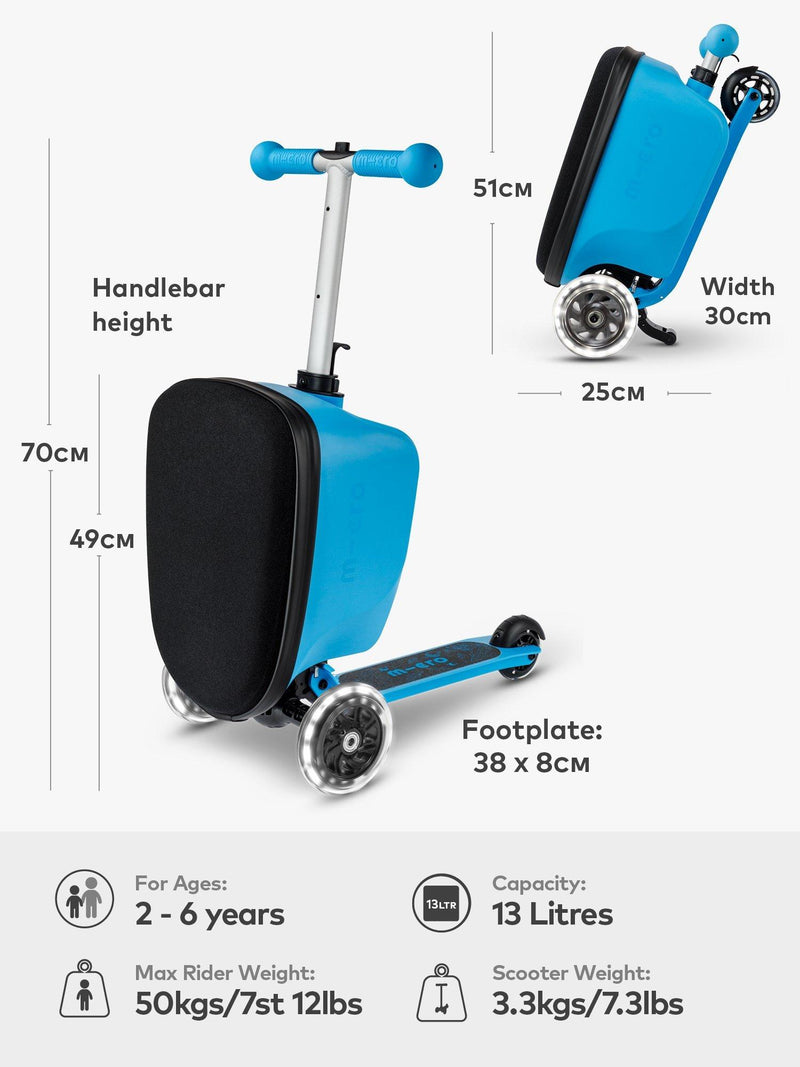 Micro Scooters Junior Gepäckroller 13L, UK-Version
