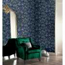 Arthouse Jasmine Garden Navy wallpaper 53cm x 1005m roll - British product