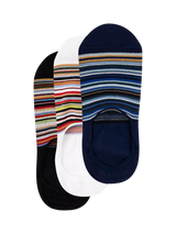 John Lewis Paul Smith Stripe No Show Socks Pack of 3 Multi- Buy online at McGrocer