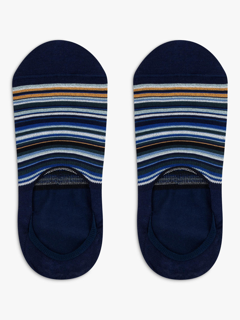 Paul Smith stripe no-show socks pack of 3 - British product