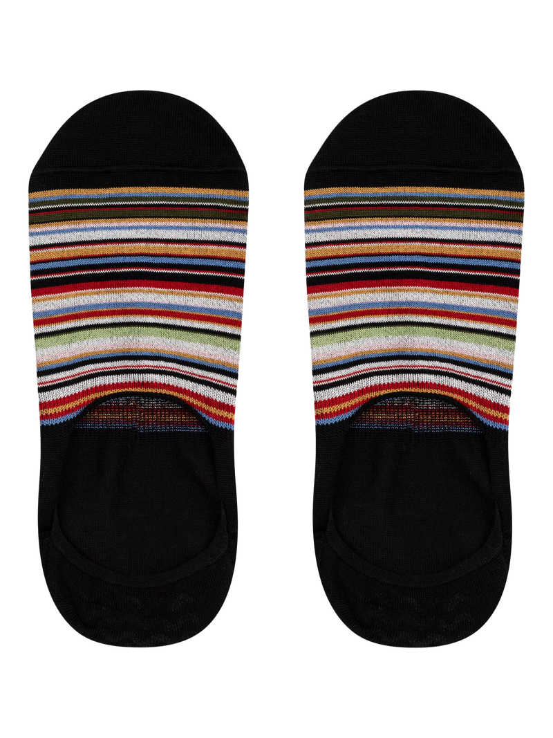 Paul Smith stripe no-show socks pack of 3 - British product