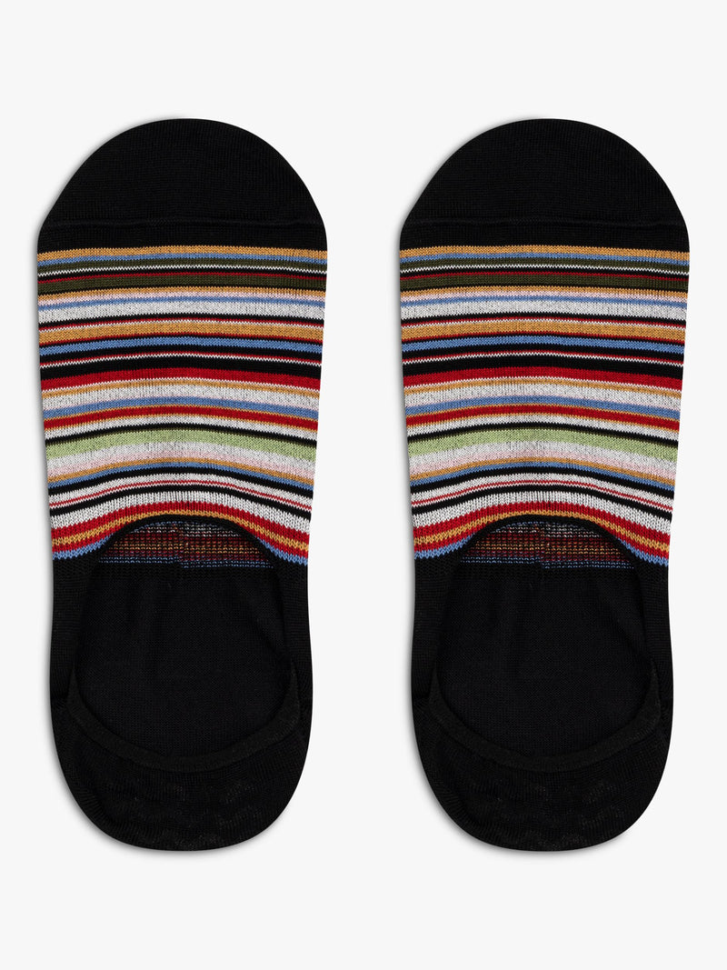 Paul Smith stripe no-show socks pack of 3 - British product