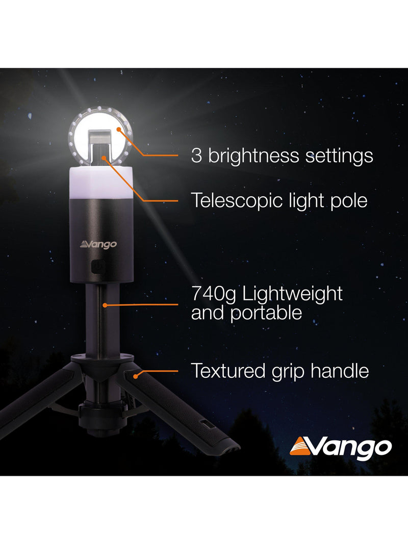Vango Comet Rechargeable Light camping lantern - British product