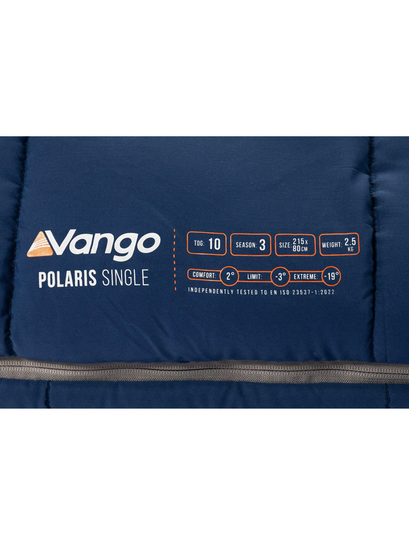 Vango Polaris single sleeping bag blue (British brand)